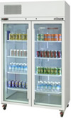 upright display fridge
